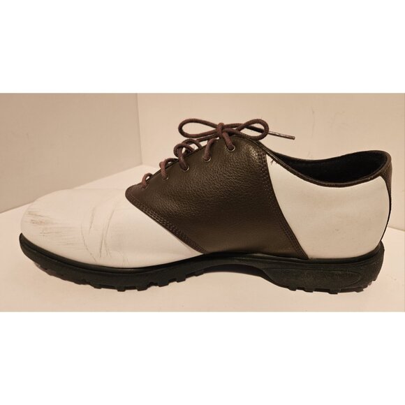 Nike Air Kempshall Last Men’s Brown White Leather Saddle Golf Shoes SZ US 11.5 - Picture 9 of 14